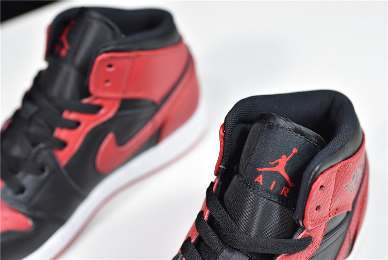 NK Air Jordan 1 Mid GS"Banned"AJ1 554725-074