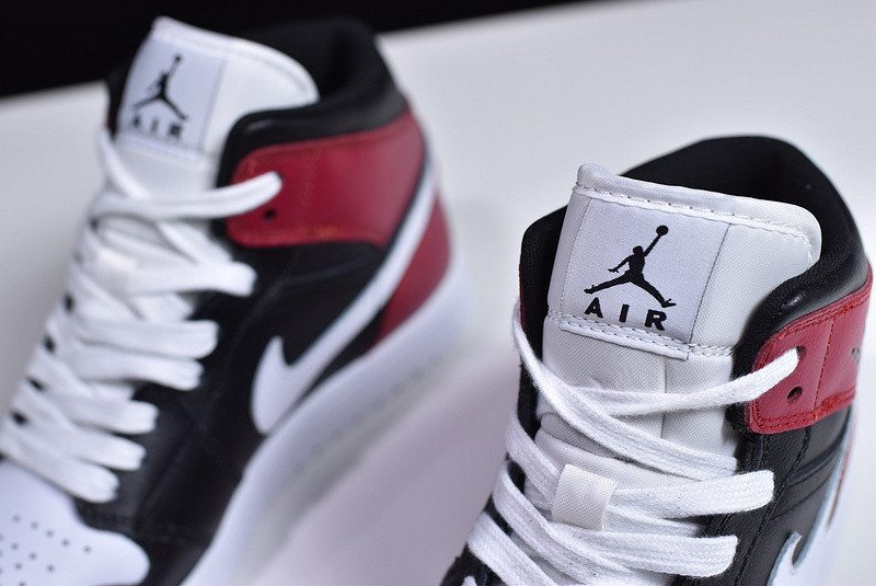 Jordan 1 Mid Black Noble Red (W) BQ6472-016