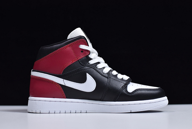 Jordan 1 Mid Black Noble Red (W) BQ6472-016