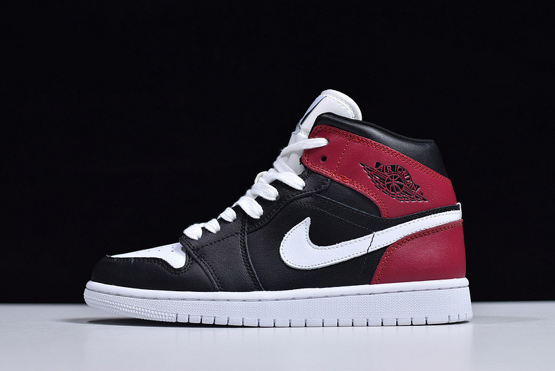 Jordan 1 Mid Black Noble Red (W) BQ6472-016